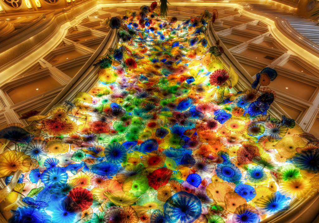 A Sea of Glass - The Chihuly Exhibit at the Ballagio in Vegas